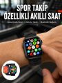 Akıllı Saat Çağrı Cevaplama Müzik Dinleme Plastik Kordon Mesaj Bildirimleri Yeni Seri