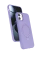 Newface Apple iPhone 11 Regal Magsafe Standlı Kapak - Lila