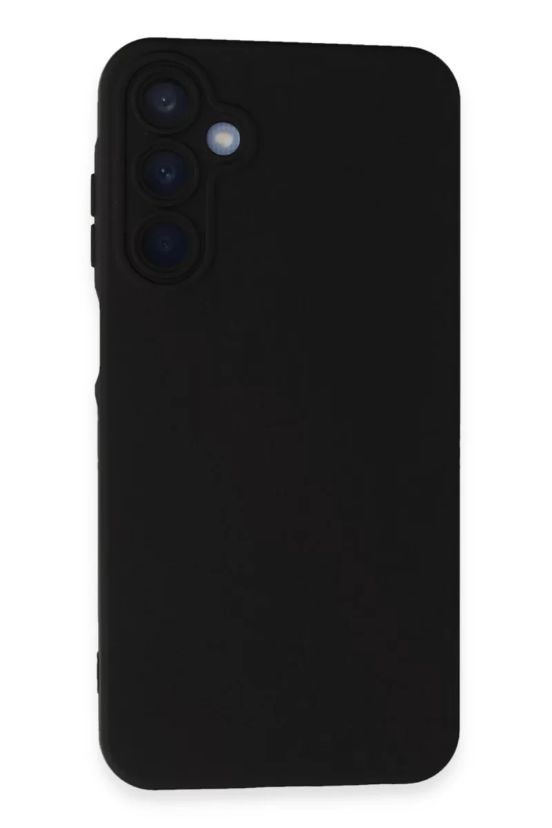 Newface Samsung Galaxy A05S Kılıf Nano içi Kadife Silikon - Siyah