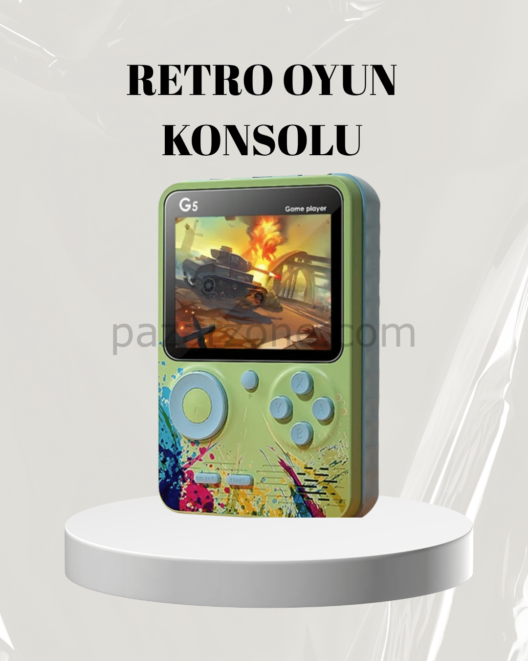 3 İnç Renkli Ekranlı Taşınabilir El Konsolu – G5 Modeli