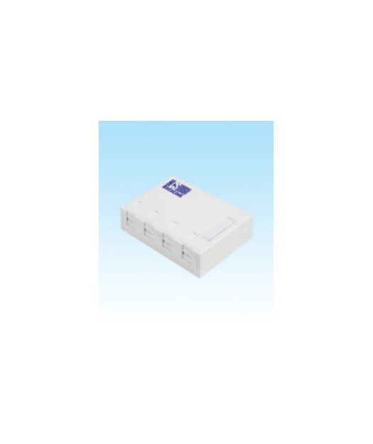 4 port sıva üstü priz kutusu, toz kapaklı, boş