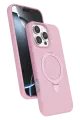 Newface Apple iPhone 16 Pro Regal Magsafe Standlı Kapak - Açık Pembe