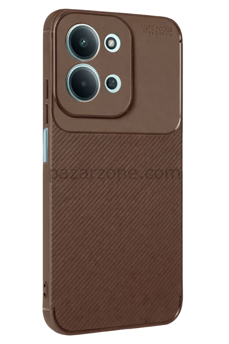 Newface Xiaomi Redmi 15C 5G Auto Focus Karbon Kapak - Kahverengi