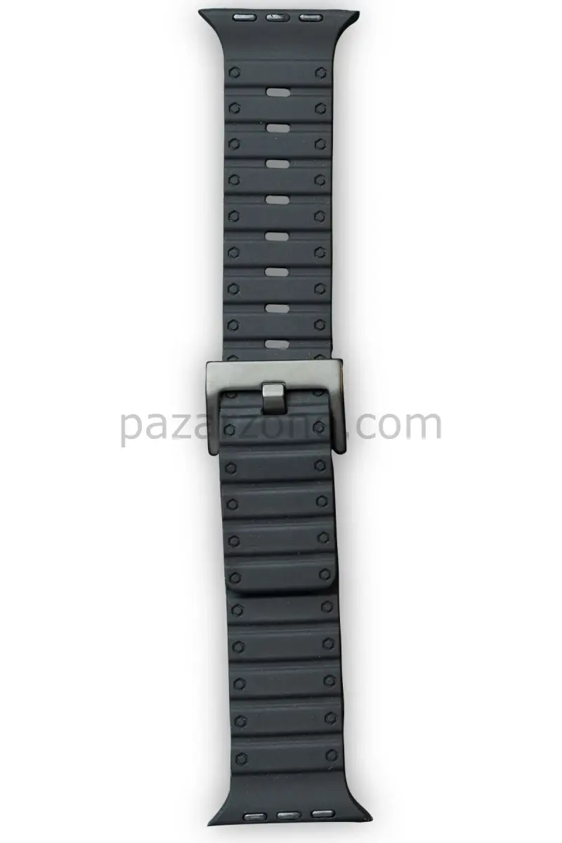 Newface Apple Watch 42mm Magnus Mıknatıslı Silikon Kordon - Siyah