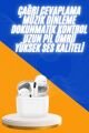 Yeni Nesil Bluetooth Kulaklık Beyaz Çağrı Cevaplayabilen Kablosuz