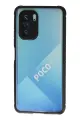 Newface Xiaomi Poco F3 Kılıf Miami Şeffaf Silikon - Siyah