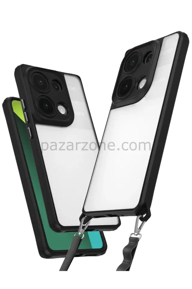 Newface Xiaomi Redmi Note 13 Pro 4G Kılıf Penta Silikon Kılıf - Siyah