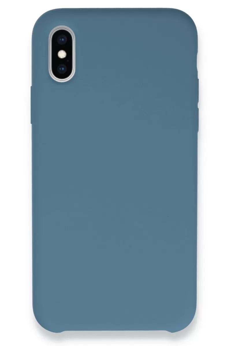 Newface Apple iPhone XS Max Kılıf Lansman Legant Silikon - Açık Mavi