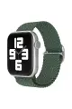Newface Apple Watch 42mm Star Kordon - Benekli Koyu Yeşil