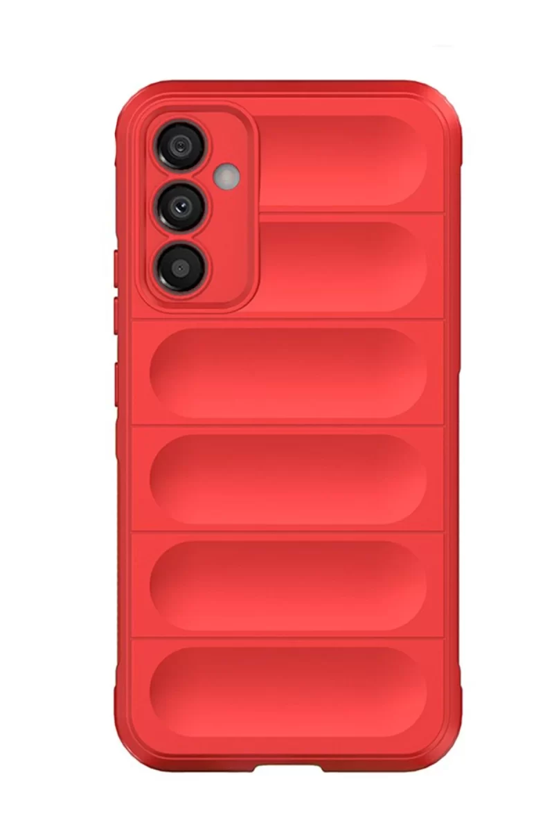 Newface Samsung Galaxy A05S Kılıf Optimum Silikon - Kırmızı