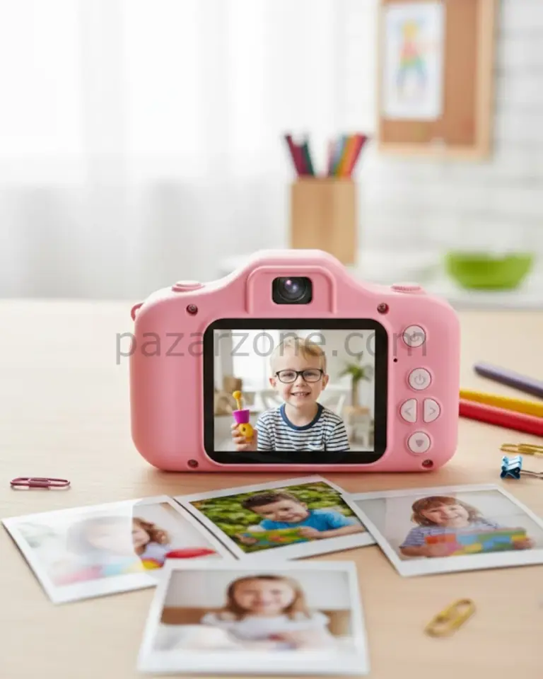 Kompakt Dijital Kamera HD Video ve Fotoğraf Kayıt Özellikli USB Şarjlı Mini Cihaz Yeni Nesil