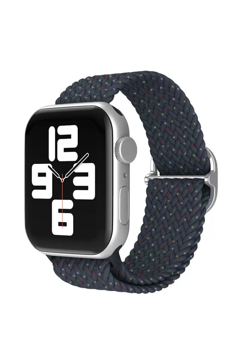 Newface Apple Watch 42mm Star Kordon - Benekli Lacivert