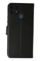 Newface Realme C25 Kılıf Trend S Plus Kapaklı Kılıf - Siyah