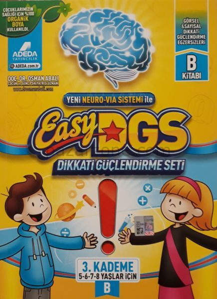 EASY Dikkati Güçlendirme Seti 5-8 yaş B Kitapçığı