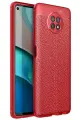 Newface Xiaomi Redmi Note 9 5G Kılıf Auto Focus Kapak - Kırmızı