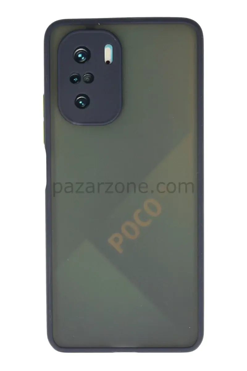 Newface Xiaomi Poco F3 Kılıf Montreal Silikon Kapak - Lacivert