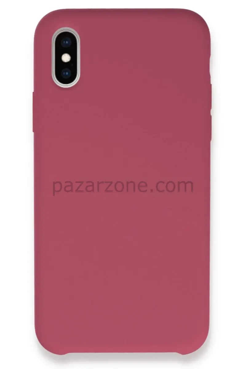 Newface Apple iPhone XS Max Kılıf Lansman Legant Silikon - Fuşya