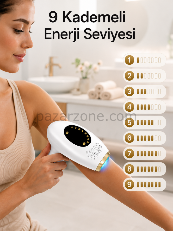 LCD Ekranlı Profesyonel IPL Epilasyon Cihazı
