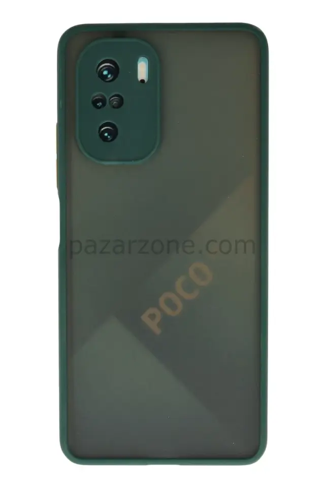 Newface Xiaomi Poco F3 Kılıf Montreal Silikon Kapak - Yeşil