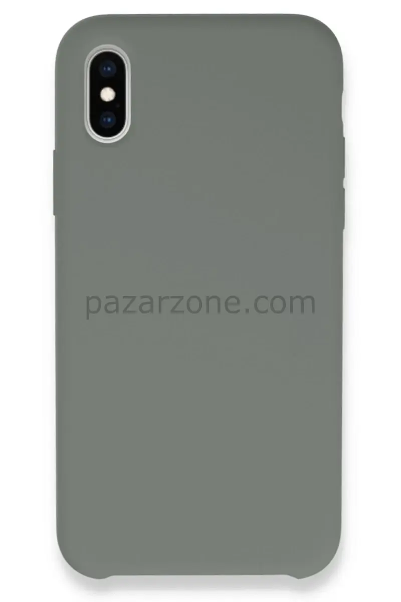 Newface Apple iPhone XS Max Kılıf Lansman Legant Silikon - Gri