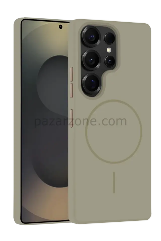 Joko Samsung Galaxy S25 Ultra Kılıf Jully Magsafe Kapak - Çöl Titanyum
