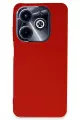 Newface İnfinix Hot 40i Kılıf First Silikon - Kırmızı