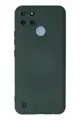 Newface Realme C25Y Kılıf Nano içi Kadife Silikon - Koyu Yeşil