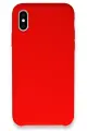 Newface Apple iPhone XS Max Kılıf Lansman Legant Silikon - Kırmızı