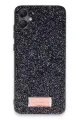 Onegif Samsung Galaxy A05 Bright Simli Kapak - Siyah
