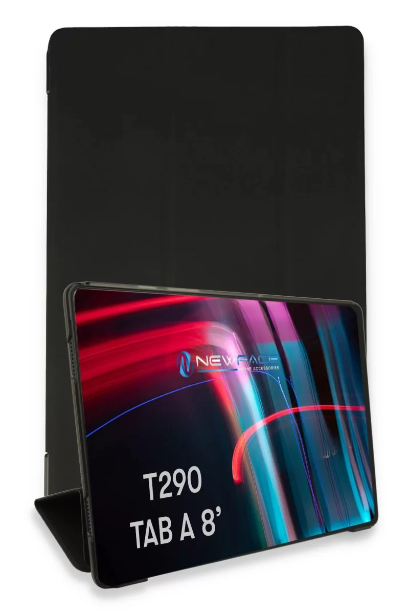 Newface Samsung Galaxy T290 Tab A 8 Kılıf Tablet Smart Kılıf - Siyah