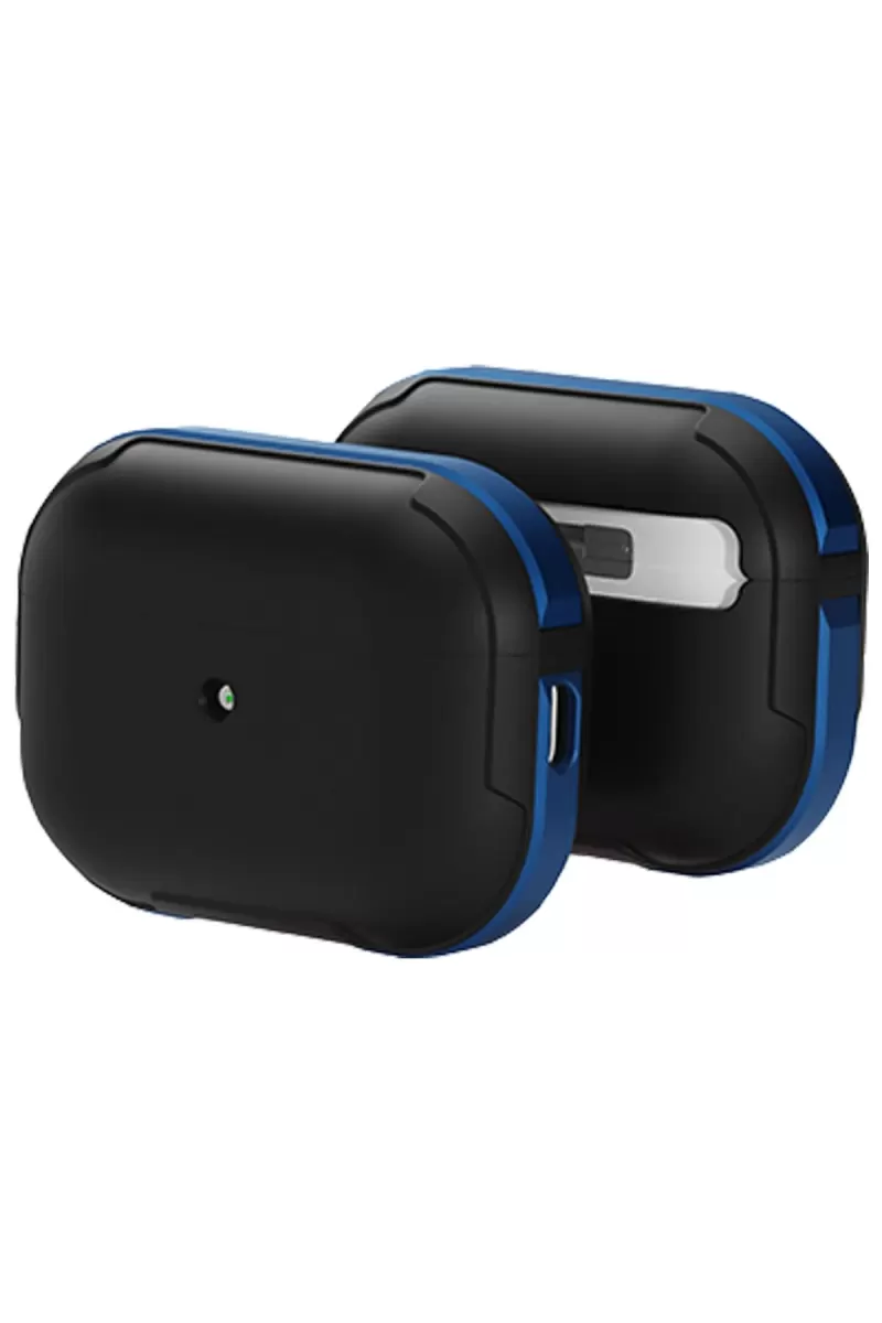Movenchy Apple Airpods Pro 2 (2.nesil) MO-A8 Armor Kılıf - Lacivert