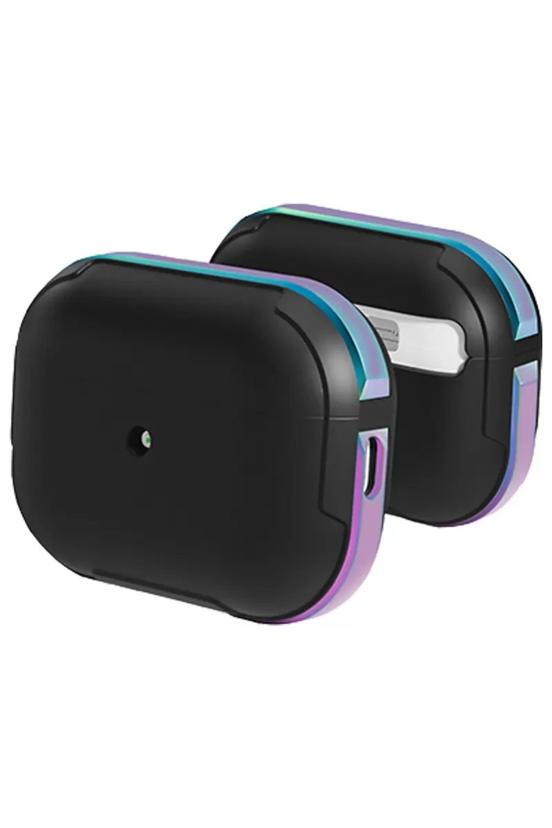 Movenchy Apple Airpods Pro 2 (2.nesil) MO-A8 Armor Kılıf - Rainbow