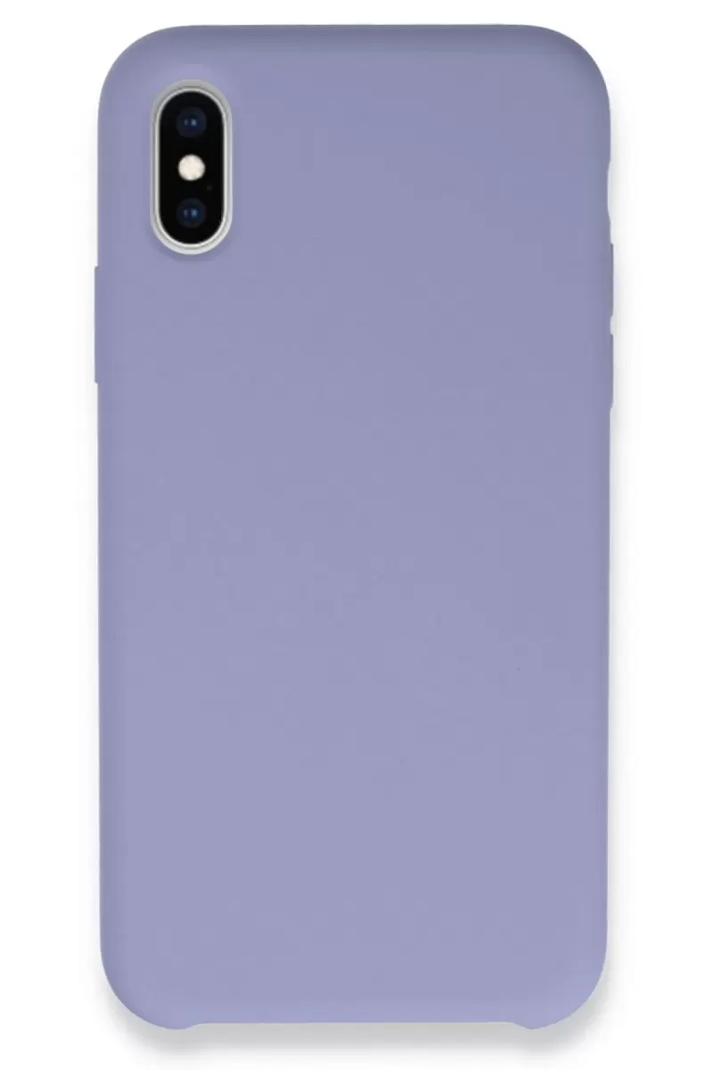 Newface Apple iPhone XS Max Kılıf Lansman Legant Silikon - Lila