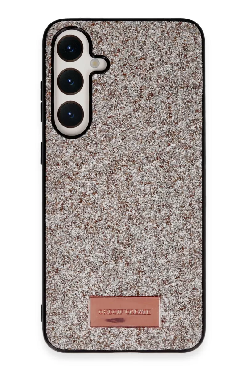 Onegif Samsung Galaxy A05S Bright Simli Kapak - Gold
