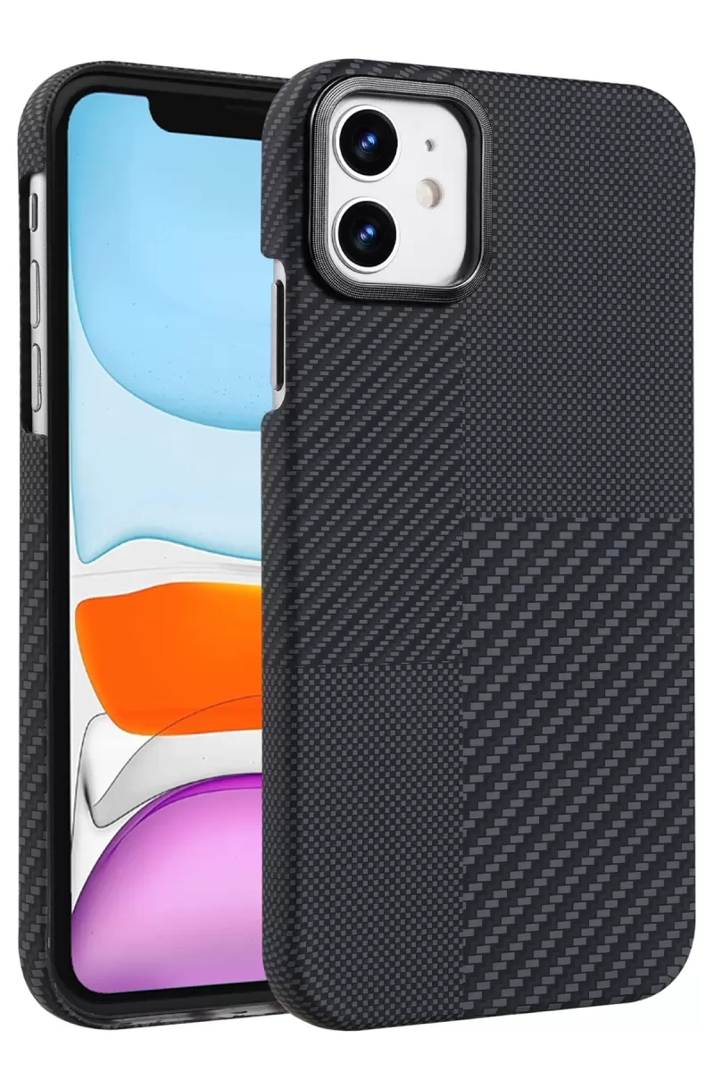 Newface Apple iPhone 11 Vega Magsafe Kapak - Siyah