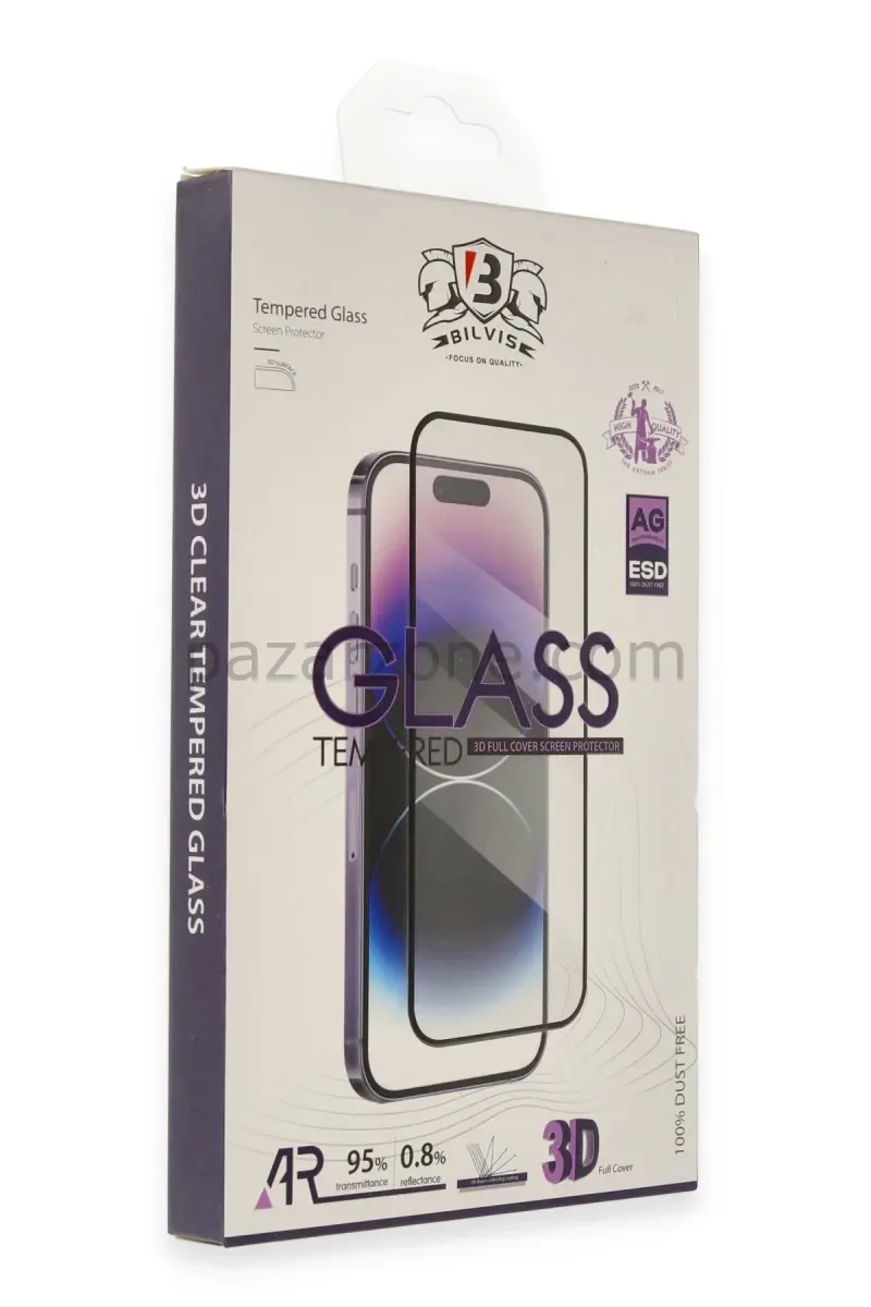 Newface Apple iPhone 14 Pro Bilvis 3D Cam Ekran Koruyucu