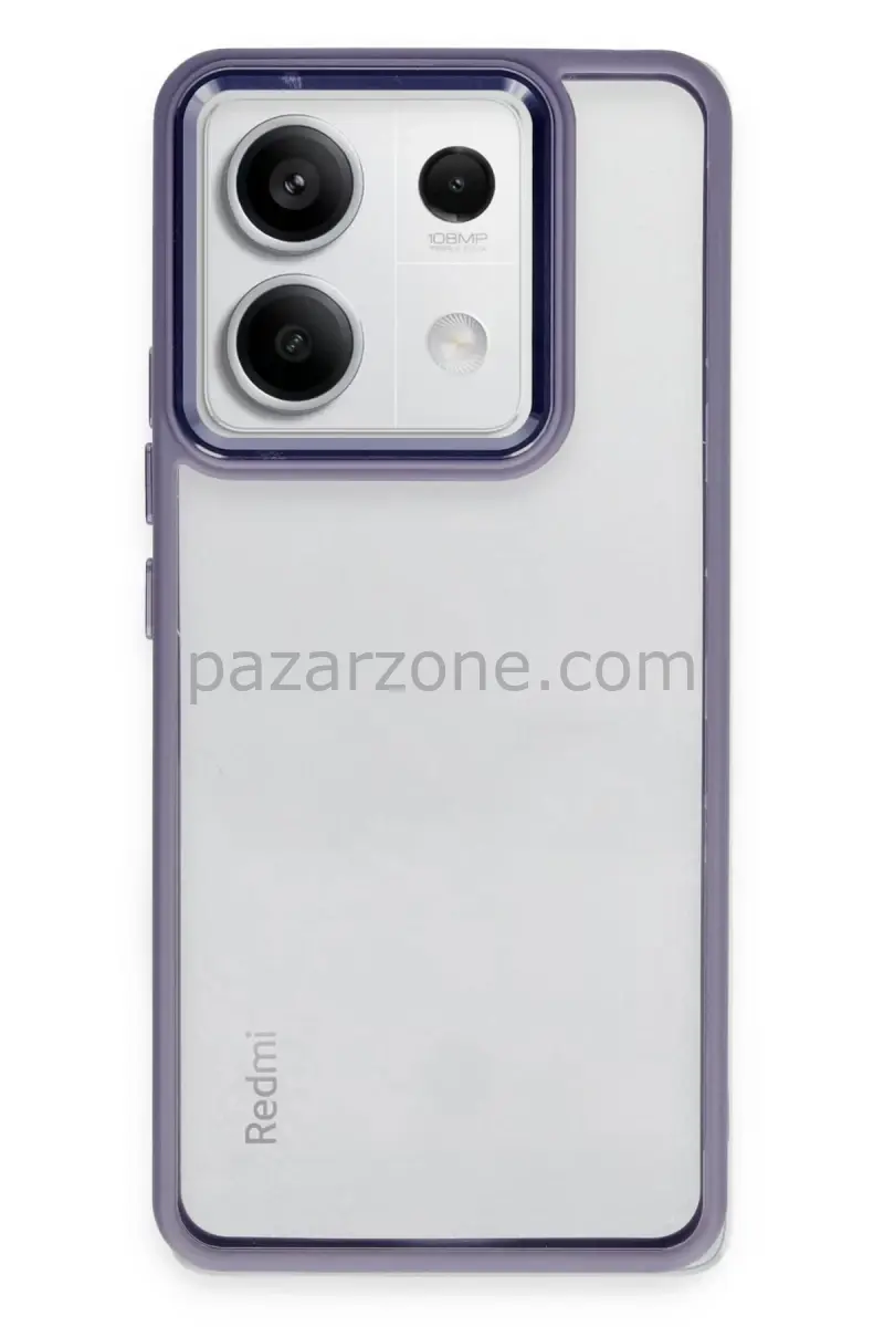 Newface Xiaomi Redmi Note 13 Pro 4G Kılıf Power Silikon - Lila
