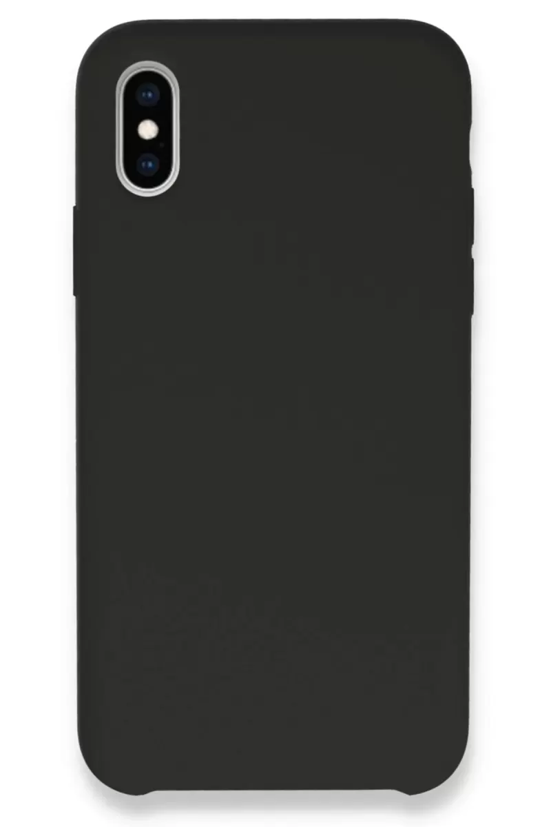 Newface Apple iPhone XS Max Kılıf Lansman Legant Silikon - Siyah