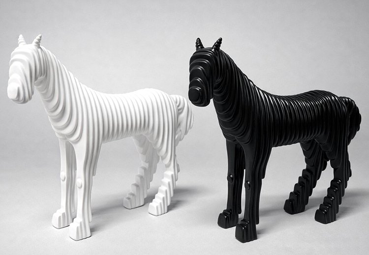 28x27 cm Özel Tasarım Polyester At Figürü