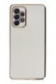 Newface Samsung Galaxy A52 Kılıf Volet Silikon - Beyaz