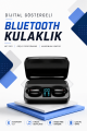 Dijital Göstergeli Bluetooth Kulaklık Kablosuz TWS Stereo Bluetooth 5.0
