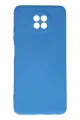 Newface Xiaomi Redmi Note 9 5G Kılıf Nano içi Kadife Silikon - Mavi