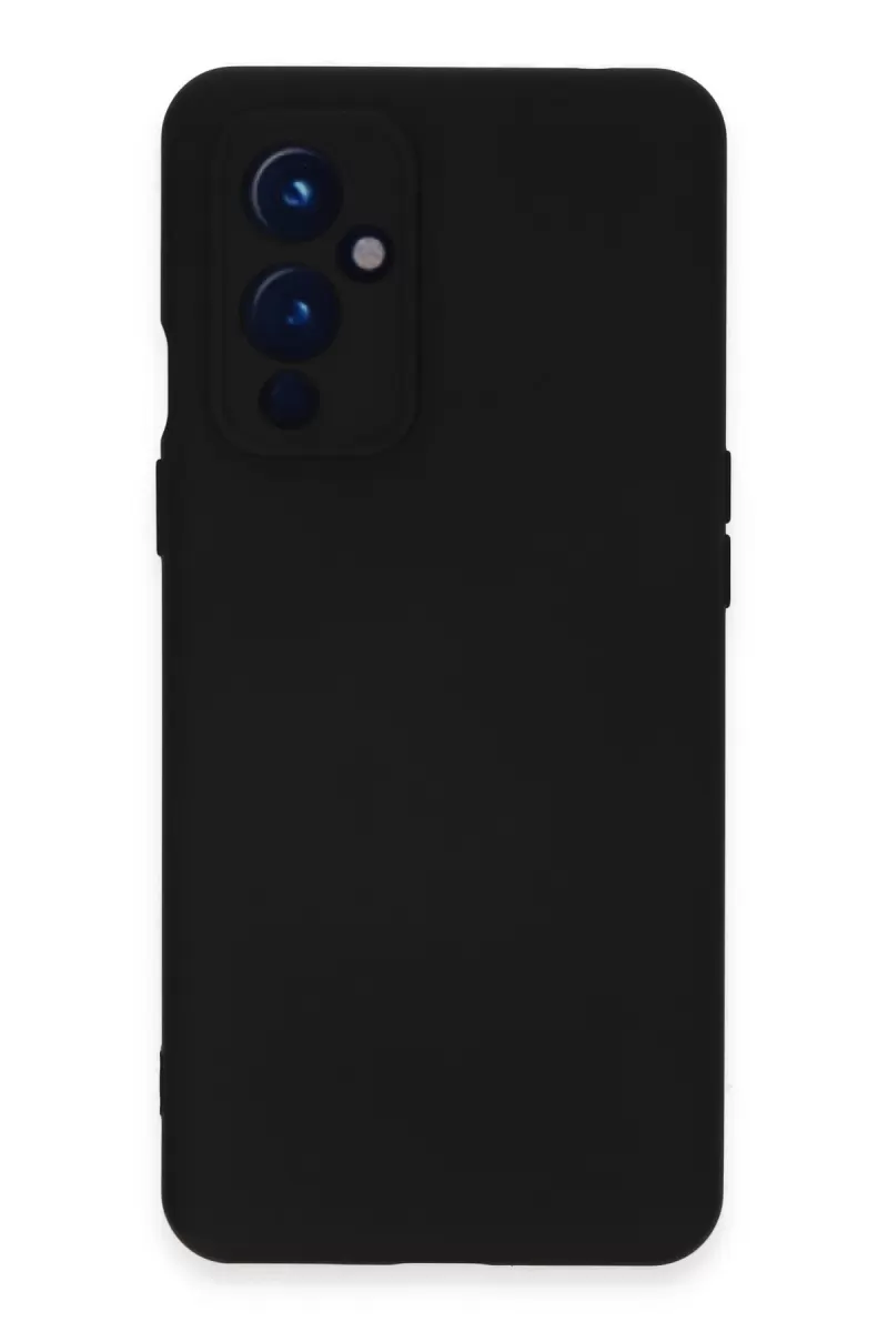 Newface One Plus 9 Kılıf Nano içi Kadife Silikon - Siyah