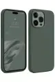 Newface Apple iPhone 15 Pro Max Kılıf First Silikon - Koyu Yeşil
