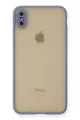 Newface Apple iPhone XS Max Kılıf Montreal Silikon Kapak - Gri