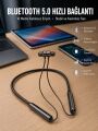 Dijital Göstergeli Kulak İçi Kablosuz Bluetooth Kulaklık Boyun Bantlı Yeni Nesil