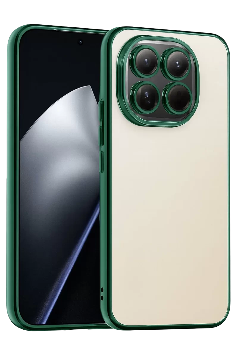 Newface Xiaomi Mi 15 Razer Lensli Silikon - Yeşil