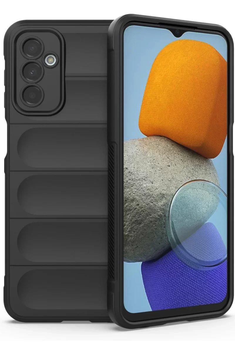 Newface Samsung Galaxy M23 Kılıf Optimum Silikon - Siyah