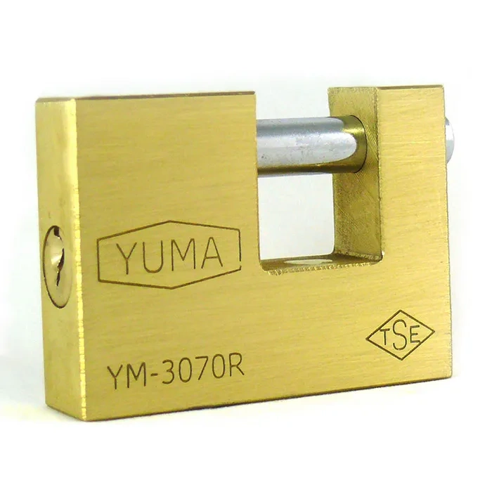 Yuma Kayar Milli Pirinç Asma Kilit 70 Mm