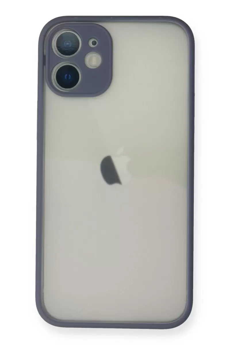 Newface Apple iPhone 11 Pro Max Kılıf Montreal Silikon Kapak - Gri